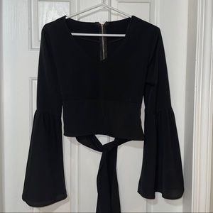 Womens Bell Sleeve Top